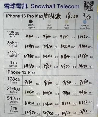 雪球紙價10月31日18:00 紙價