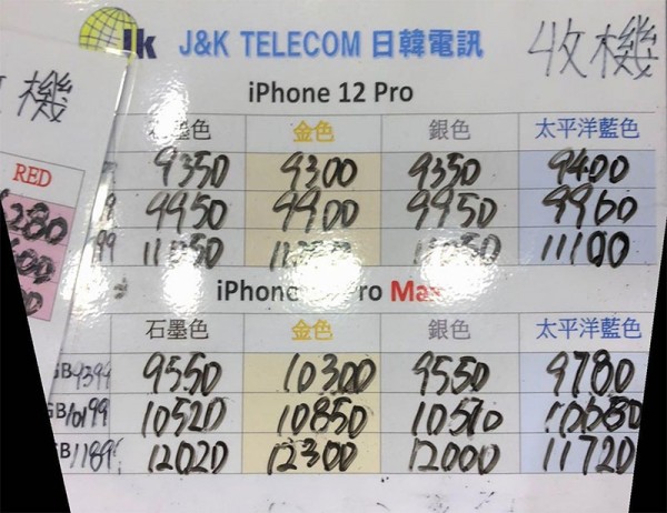 日韓紙價11月22日12:41 紙價